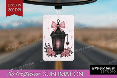 Lantern Cute Air Freshener PNG Pink Halloween PNG Product Image 1
