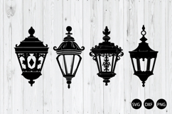 Wall Lantern SVG, Lantern SVG, Light Lamp SVG Product Image 1
