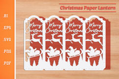 Christmas Lantern - Paper Cut SVG 1 Product Image 2
