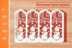 Christmas Lantern - Paper Cut SVG 10 Product Image 2
