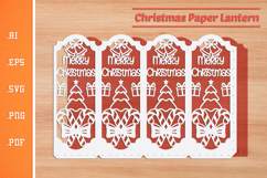 Christmas Lantern - Paper Cut SVG 3 Product Image 2