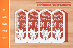 Christmas Lantern - Paper Cut SVG 5 Product Image 2