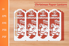 Christmas Lantern - Paper Cut SVG 7 Product Image 2