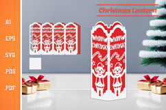 Christmas Lantern - Paper Cut SVG 2 Product Image 1