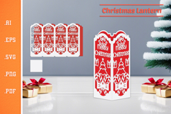 Christmas Lantern - Paper Cut SVG 3 Product Image 1