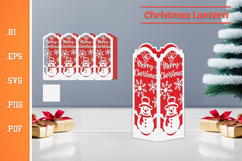 Christmas Lantern - Paper Cut SVG 6 Product Image 1