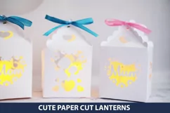 4 Mother's Day Paper Cut Lanterns I Mother's Day Paper Cut Product Image 6