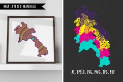 Map, Mandala SVG, layered, cut file, bundle, patriotic, clip art, banners, scrapbook, party invitations, covers, accessories, birthdays, t-shirts, mugs, stencils, pillow- design, wall art, greeting cards, cricut svg, map, mandala, silhouette, cut file, pa