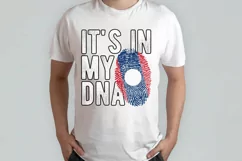 It's in my DNA Laos Flag Fingerprint PNG Sublimation Product Image 2