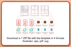 Laser cut Pencil box holder SVG template digital download Product Image 5