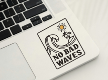 Coastal Ocean Wave Retro Surf SVG Product Image 5