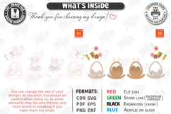 Easter Bunny Rocker Laser Cut Bundle | Tabletop Easter Decor Product Image 7