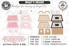 Flowers Basket Laser Cut | Floral Basket | Bouquet Holder Product Image 2