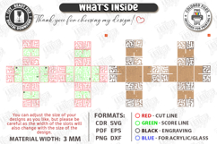 3D Labyrinth Maze Puzzles Laser Cut Bundle | Maze Game SVG Product Image 10