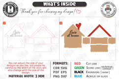 Valentine's Day Planter Holder Laser Cut | Flower Box SVG Product Image 3