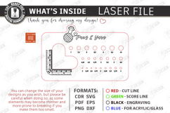 Knitting Needle Gauge &amp; Ruler Laser Cut | Sewing &amp; Craft SVG Product Image 3