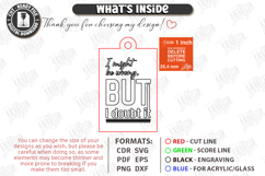 Snarky Bag Tag Laser Cut | Sassy Keychain Laser Files SVG Product Image 3