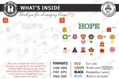 Interchangeable Home Stand Laser Cut | Desktop Word Sign SVG Product Image 3