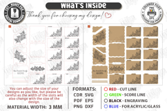 Recipe Boxes Laser Cut Bundle | Boxes with Recipe Cards SVG Product Image 3