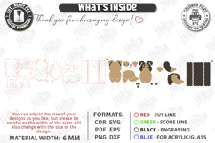 3D Dog Breeds Planters with Name Tag Laser Cut | Flower Pot Product Image 3