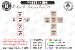 Decision Making Dice Laser Cut Files | Food and Activity SVG Product Image 3