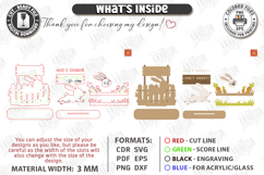 Easter Bunny Shelf Sitter Laser Cut Bundle | Layered Easter Product Image 8