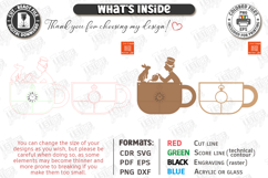 Modern Wall Shelf Laser Cut | Home Décor | Functional Art Product Image 3