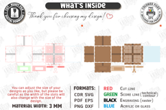 Personalized Gift Boxes Laser Cut Bundle | Boxes with Lid Product Image 13
