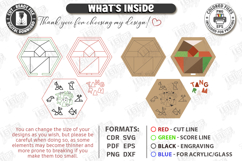 Geometric Tangram Puzzles Laser Cut Bundle | Montessori Toys Product Image 3
