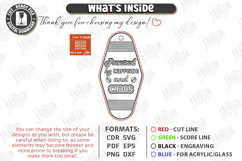 Retro Sarcastic Motel Keychain Laser Cut | Laser Engraving Product Image 3