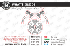 Magnet Kitchen Note Holder Laser Cut | DIY Fridge magnet SVG Product Image 2