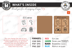 Easter Puzzles Laser Cut | He Is Risen SVG | Religious Signs Product Image 3