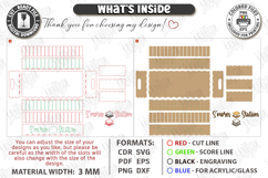 S'mores Station Tray Laser Cut | S'mores Bar Organizer SVG Product Image 3