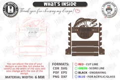 Fishing Rod Rack Design Laser Cut Bundle | Father's Day Gift Product Image 8