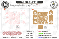 Wine Bottle Gift Box Laser Cut | Wine Bottle Holder SVG| CNC Product Image 3