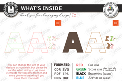 Wooden Letter Bookshelf Laser Cut Bundle | Wall Shelves SVG Product Image 3