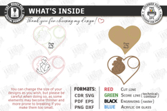 Heart Tea Light Candle Holder Laser Cut | Valentines Day SVG Product Image 3