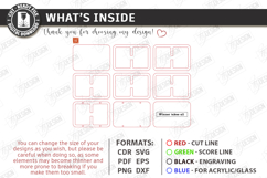 Playing Card Boxes Laser Cut Bundle | Card Cases | Engraved Product Image 22