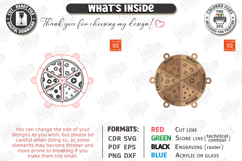 Family Name Keychains Laser Cut Kit | Puzzle Keychain SVG Product Image 2