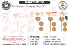 Love Table Stand Laser Cut Kit | Valentines Table Decor SVG Product Image 3