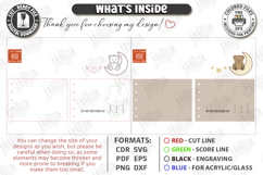 Baby Photo Album Laser Cut | Memory Books SVG | Kids Laser Product Image 3