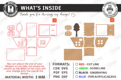 Village Desk Organizer Laser Cut | Office | Pencil Holders Product Image 3