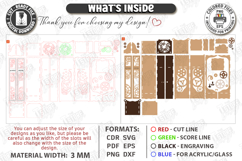 Whiskey Gift Box Laser Cut | Whiskey Vintage Box | Men's SVG Product Image 4