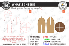 3D Wooden Cactus Laser Cut | Standing Succulent Desk Decor Product Image 2