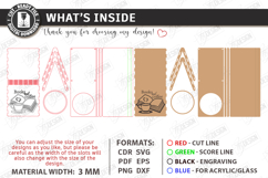 Book Display Stand with Coaster Laser Cut | Tablet Stand SVG Product Image 2