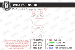 Animal Bag Hook Holder Laser Cut | Desk Purse Hanger SVG Product Image 3