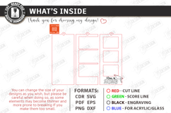 Graduation Photo Frames Laser Cut Bundle | Class of 2026 SVG Product Image 8