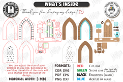 Tooth Fairy Doors Laser Cut Bundle|Kids Room Decor|Mini Door Product Image 3