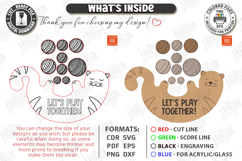 Balance Game Laser Cut|Balancing Stacking Toy|Board Game SVG Product Image 2