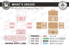 Cleaning Caddy Organizer Laser Cut | Wooden Storage Box SVG Product Image 2